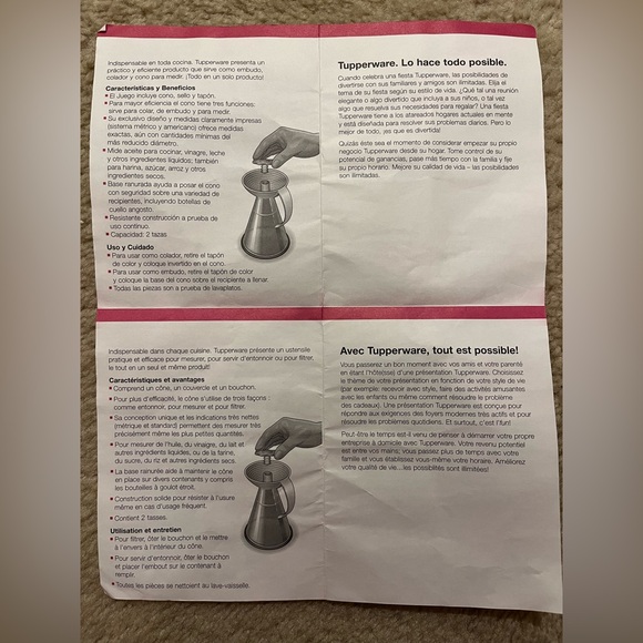 Tupperware measuring cone - Picture 11 of 11